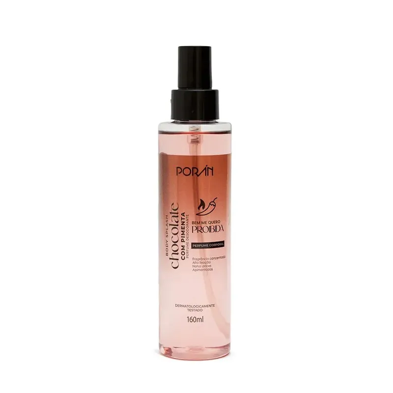 Body Splash Chocolate Com Pimenta - Porán